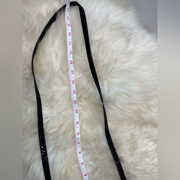 Michael Korrs  Blk. Python Embossed Mini Crossbody Bag - Picture 12 of 17